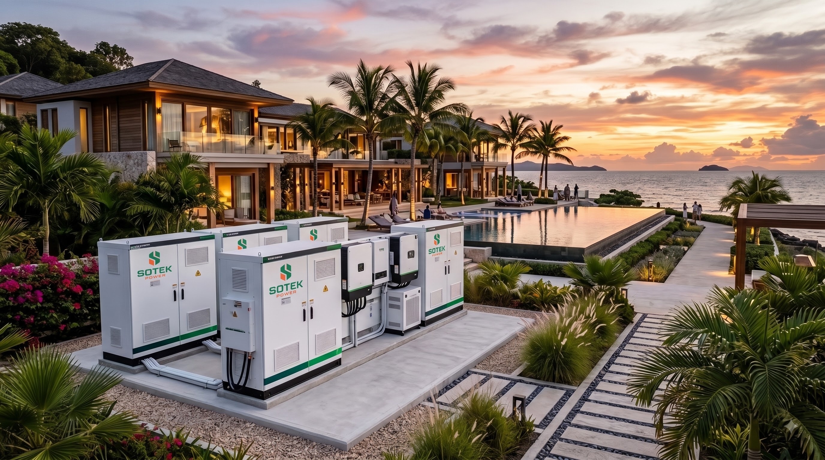 Giải pháp BESS Khách Sạn & Resort SOTEK POWER